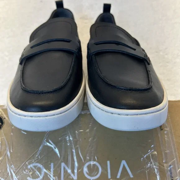 Vionic Uptown Black Leather Penny Loafers  Women Size 10 M in Box Excellent - Picture 6 of 9